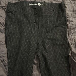 Betabrand Pinstripe Dress Pant Yoga Pants